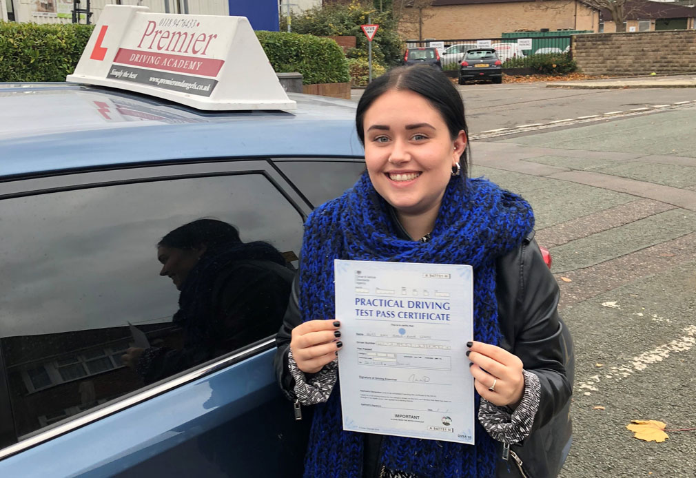 Premier and Angels - Recent Driving Test Pass